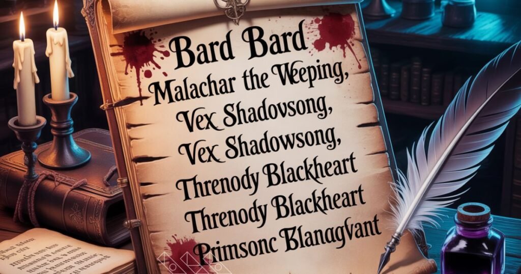 Dark Urge Bard Names