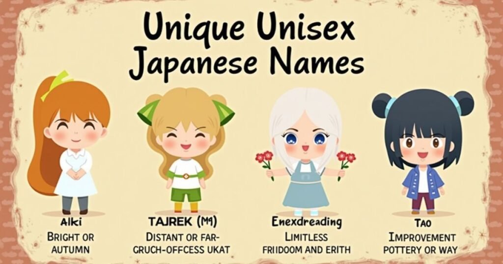 Unique Unisex Japanese Names