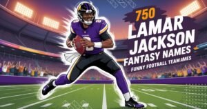 750 Lamar Jackson Fantasy Names: Funny Football Team