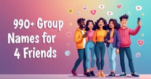 950-Group-Names-for-4-Friends-Funny-Unique-Cool-Creative-For-Girls-Boys.
